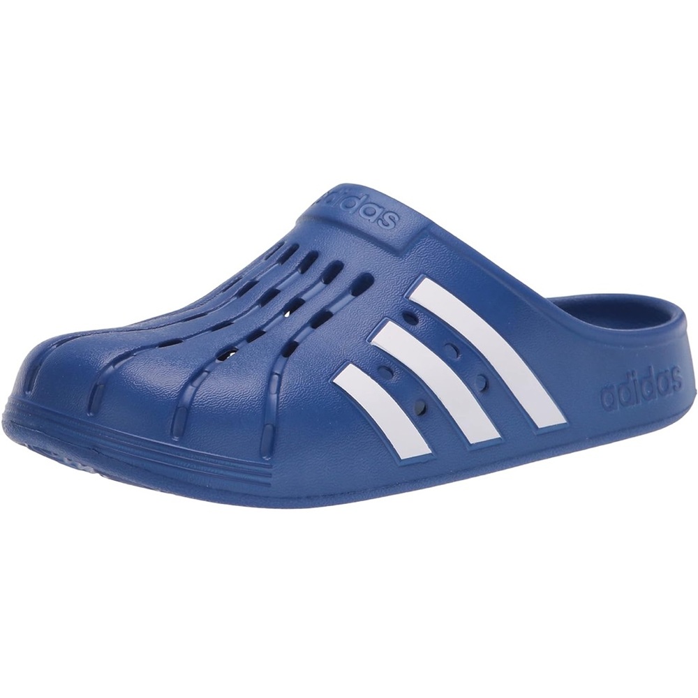 Adidas Adilette Clog Royal Blue/Whte Carbon Shoes Sandal -NWT-UNISEX